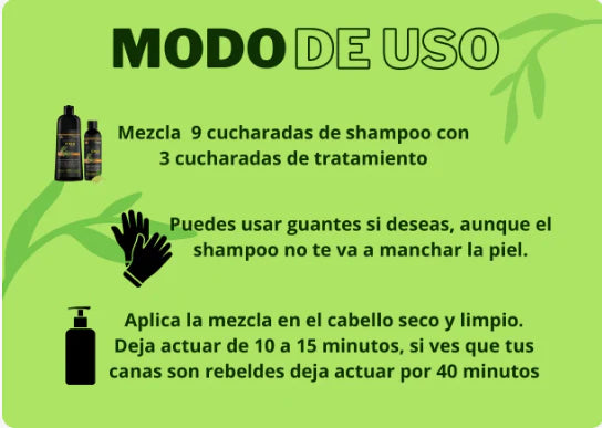 CHAMPÚ CHAO CANAS +TRATAMIENTO